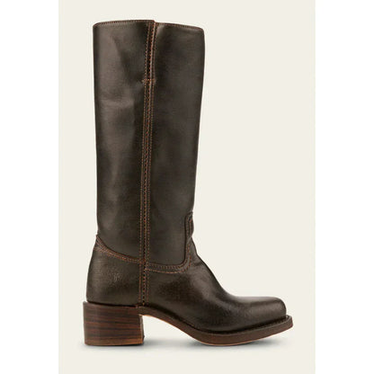 Valeria - Botas altas de cuero con tacón bajo mujer