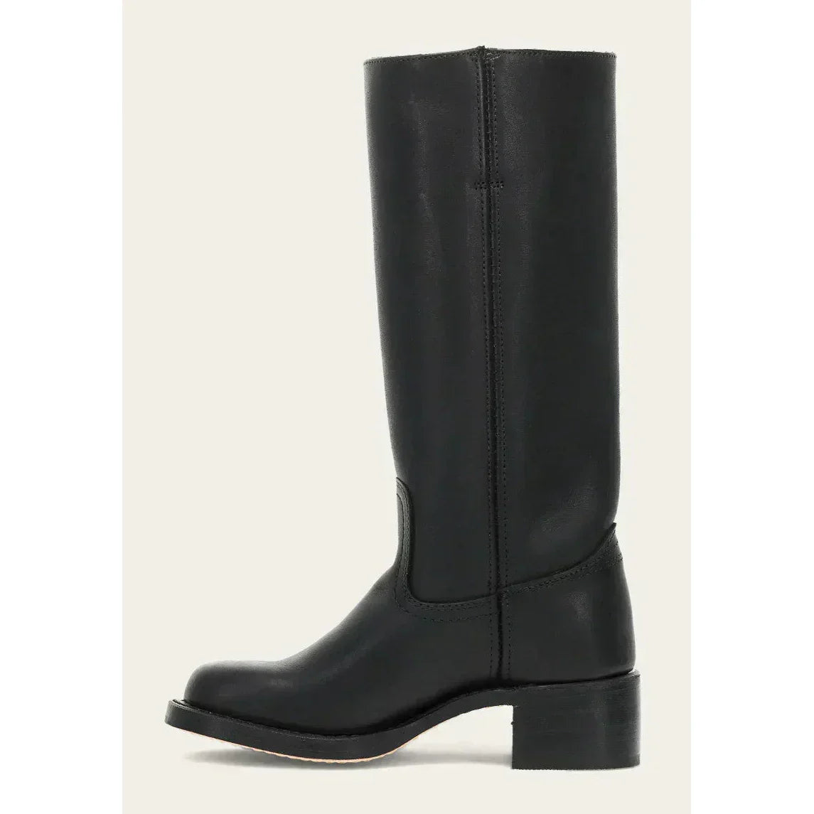 Valeria - Botas altas de cuero con tacón bajo mujer