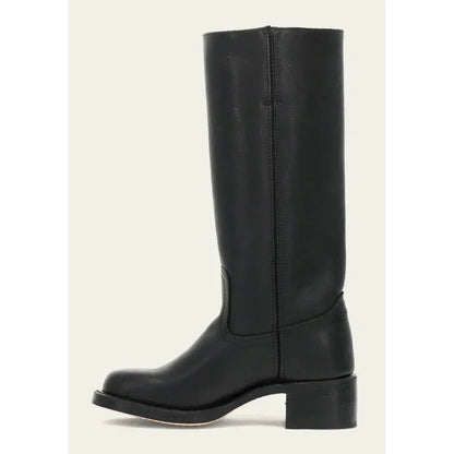 Valeria - Botas altas de cuero con tacón bajo mujer