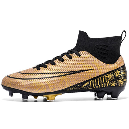 Adrián - Botas de fútbol para hombre con tobillera