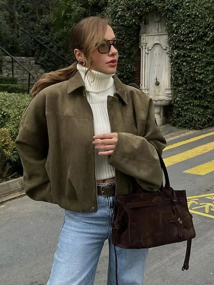 Camila – Chaqueta cachemira oversize de gamuza para mujer