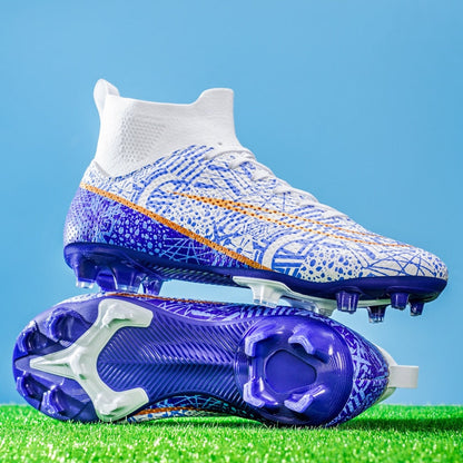 Adrián - Botas de fútbol para hombre con tobillera