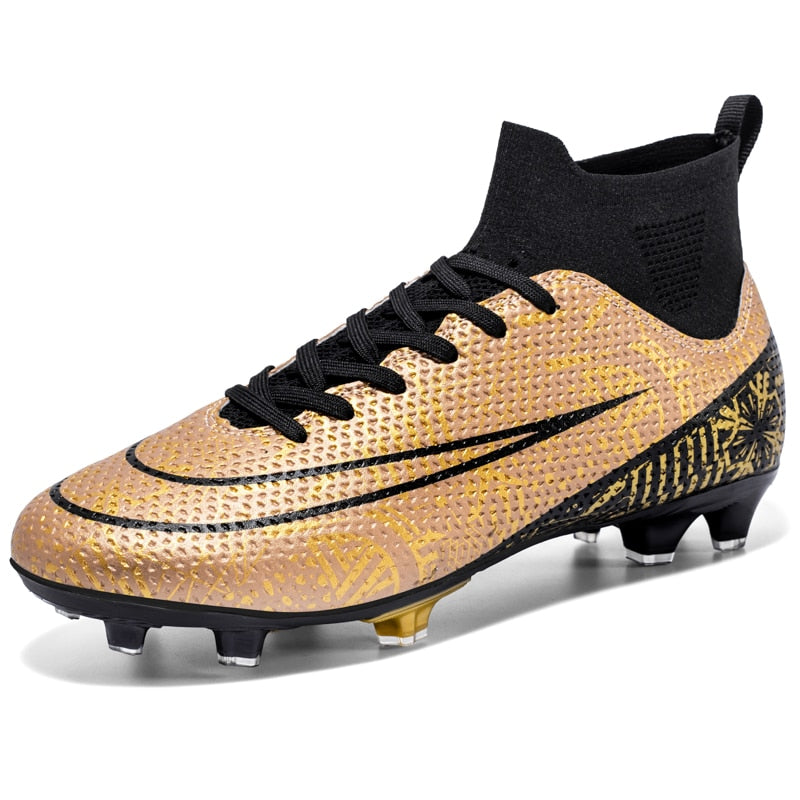 Adrián - Botas de fútbol para hombre con tobillera