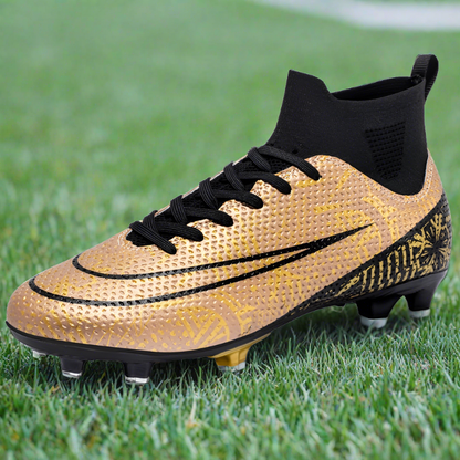 Adrián - Botas de fútbol para hombre con tobillera