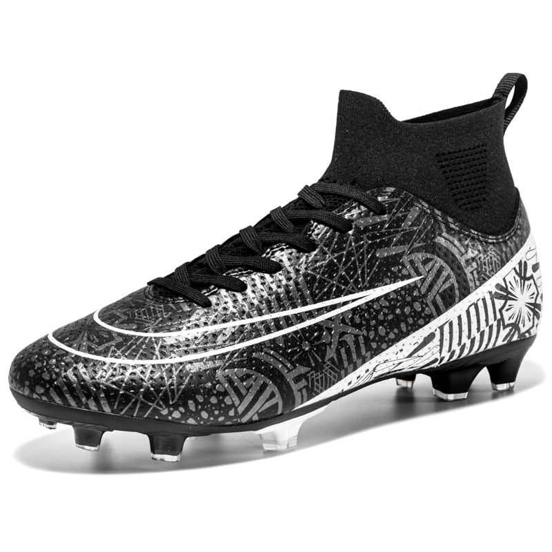 Adrián - Botas de fútbol para hombre con tobillera