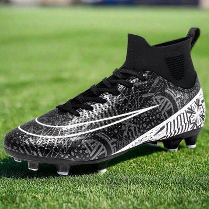 Adrián - Botas de fútbol para hombre con tobillera