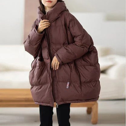 Helena - Chaqueta acolchada de invierno para mujer con capucha