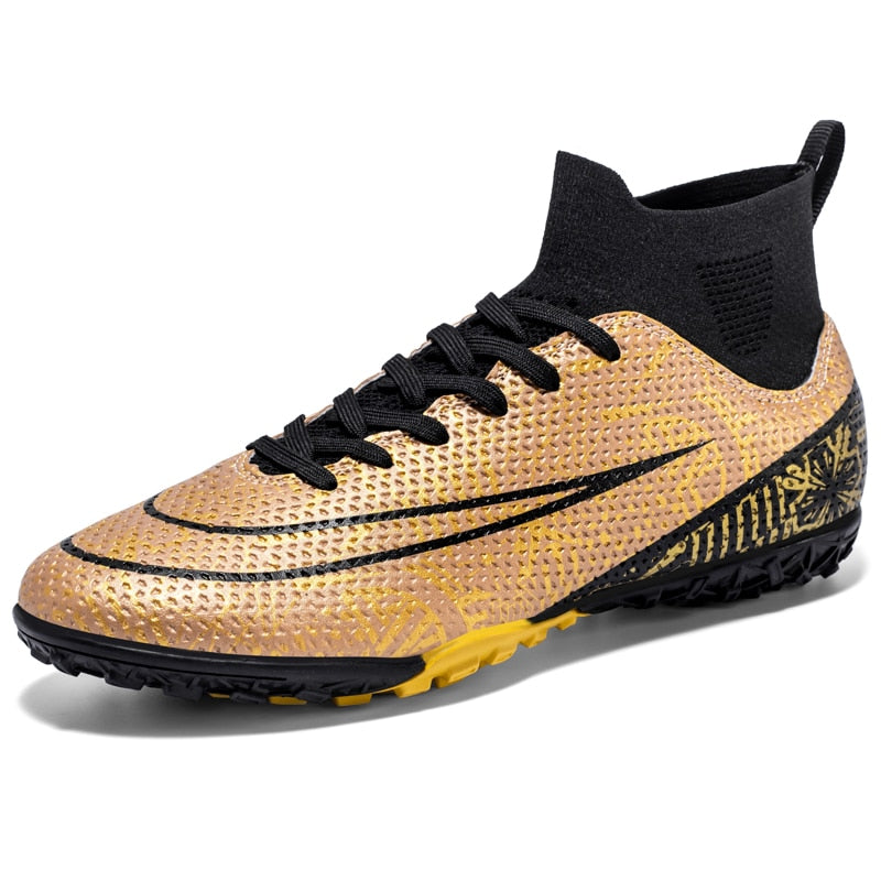 Adrián - Botas de fútbol para hombre con tobillera