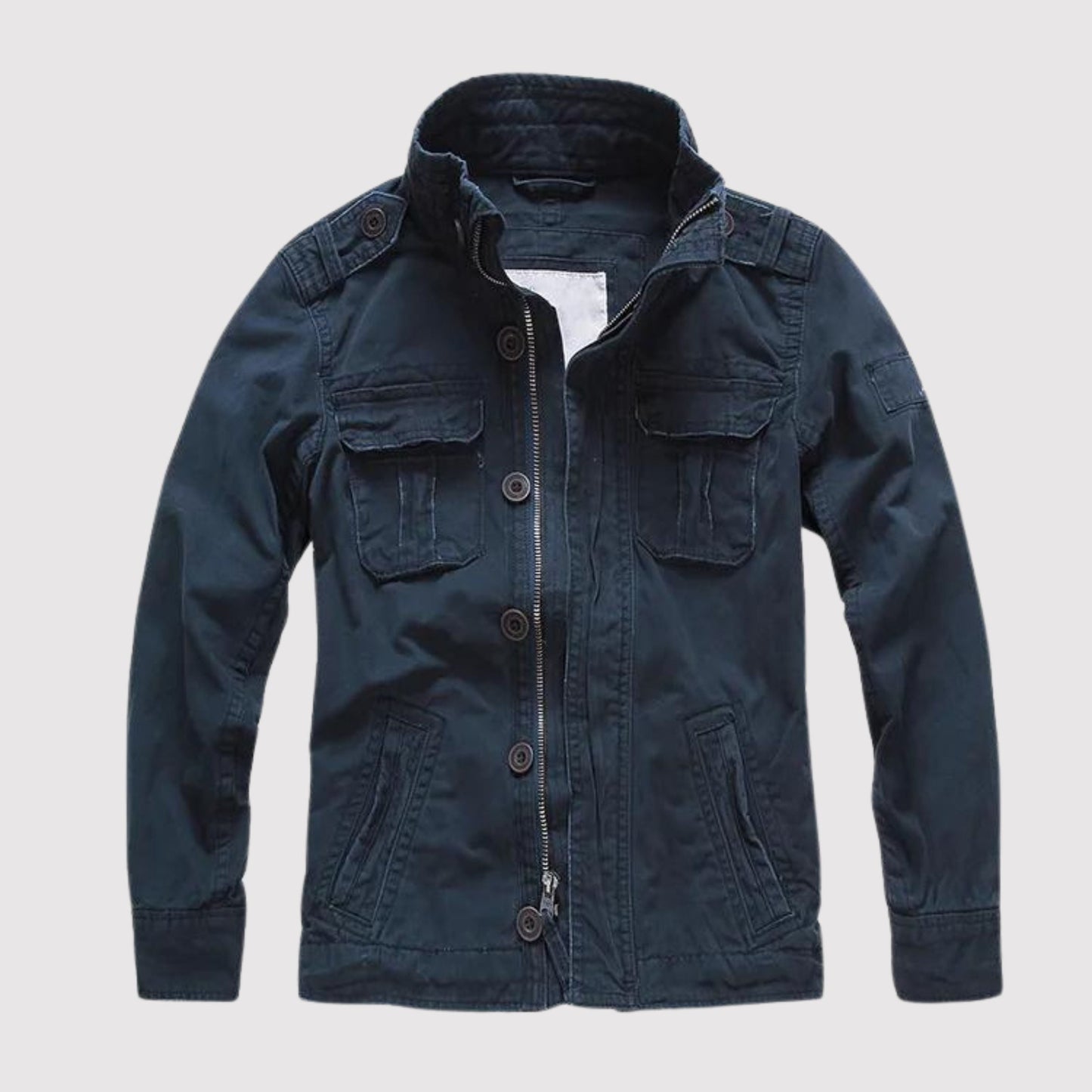 Álvaro - Chaqueta militar para hombre con estampado camuflaje