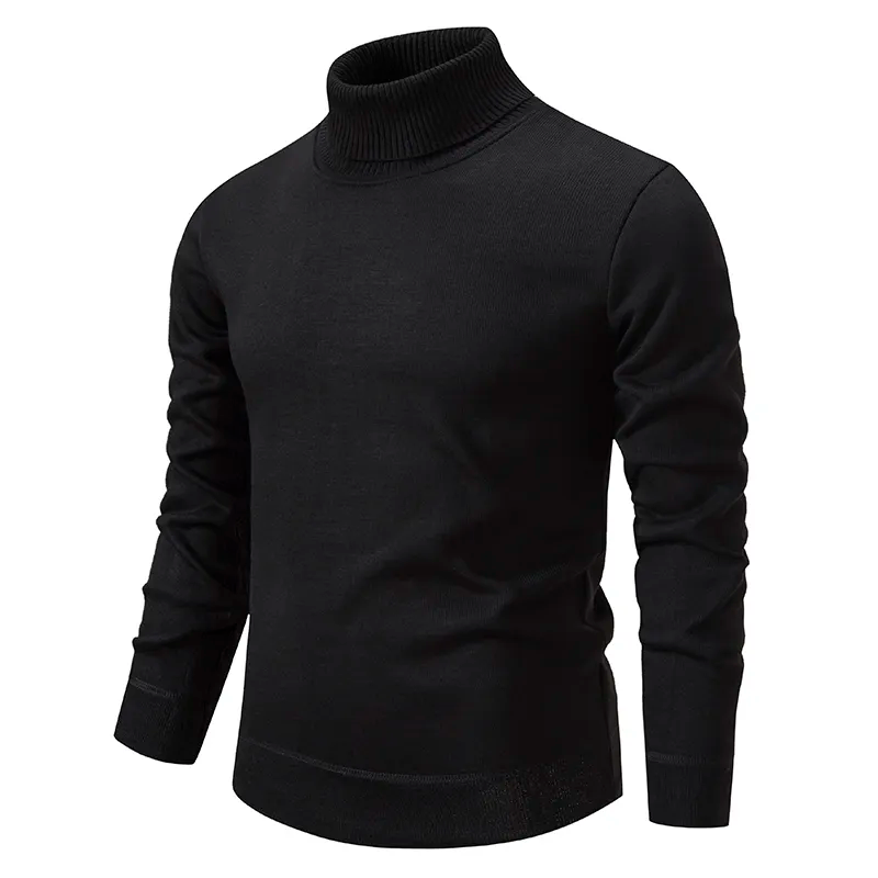 Héctor - Jersey de hombre cuello alto de punto