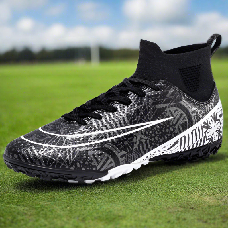 Adrián - Botas de fútbol para hombre con tobillera