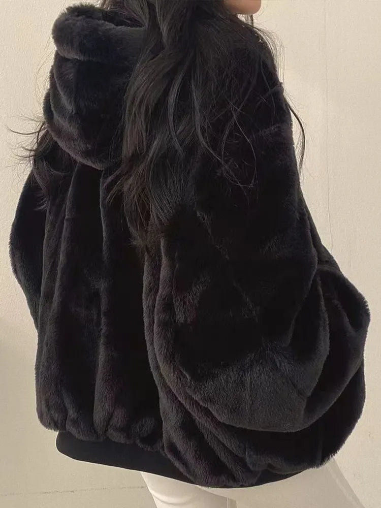 Sofía - Chaqueta oversize con forro de borrego para mujer