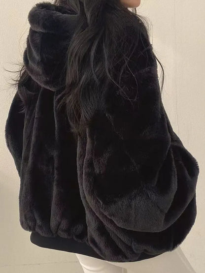 Sofía - Chaqueta oversize con forro de borrego para mujer