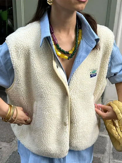 Clara - Chaleco de mujer sin mangas con diseño acolchado