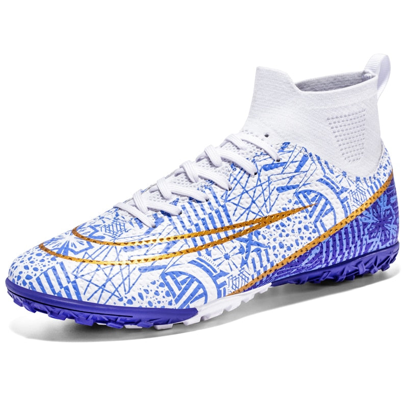 Adrián - Botas de fútbol para hombre con tobillera