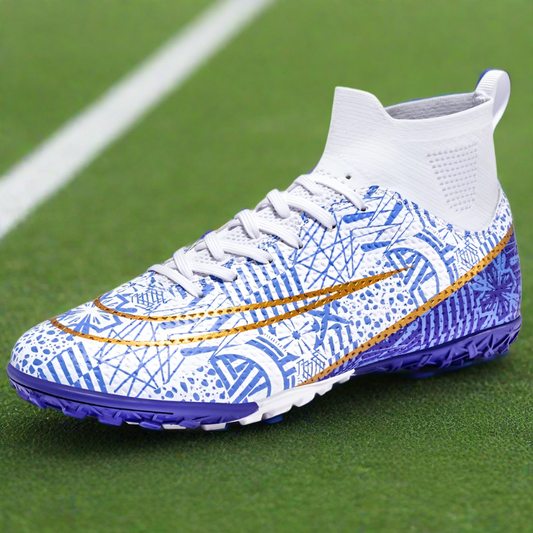 Adrián - Botas de fútbol para hombre con tobillera