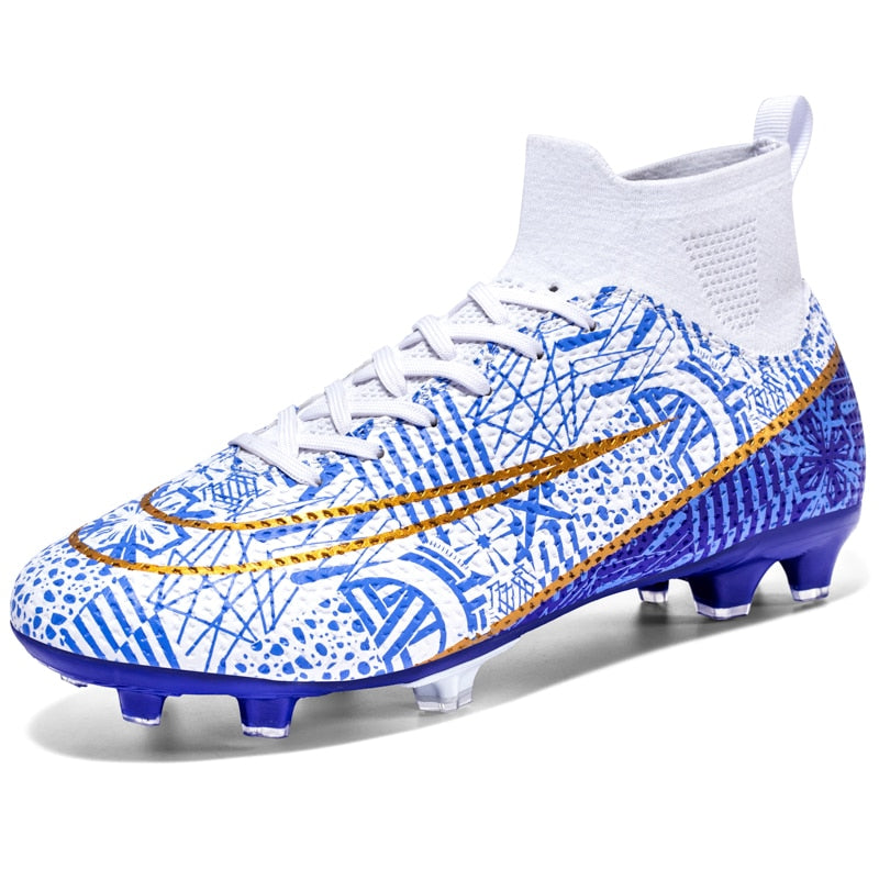 Adrián - Botas de fútbol para hombre con tobillera