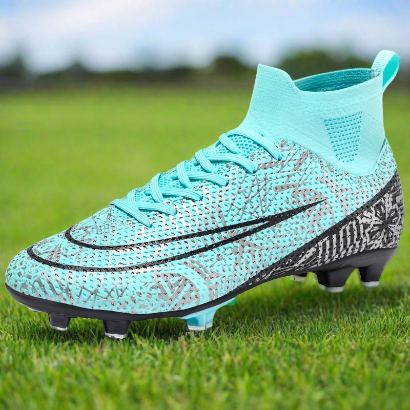 Adrián - Botas de fútbol para hombre con tobillera