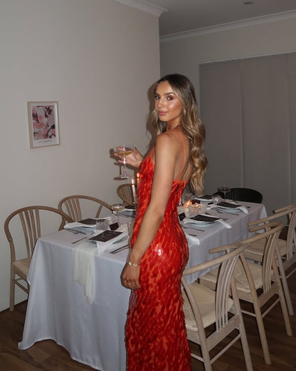 Daniela - Vestido de noche con lentejuelas