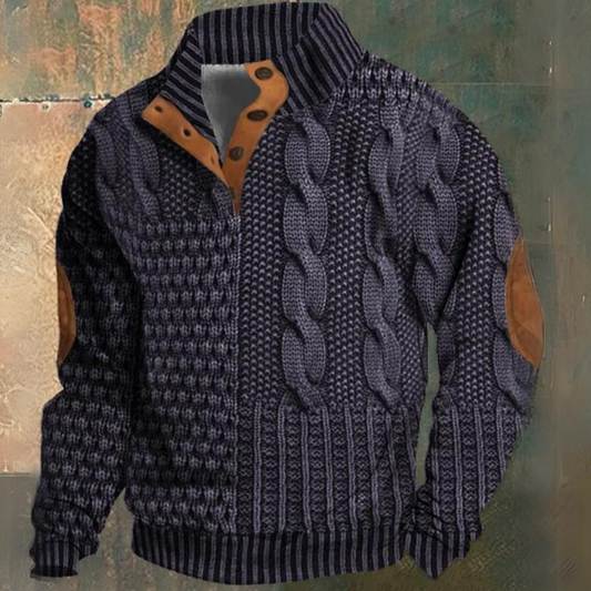 Javier – Jersey de Punto Trenzado Hombre