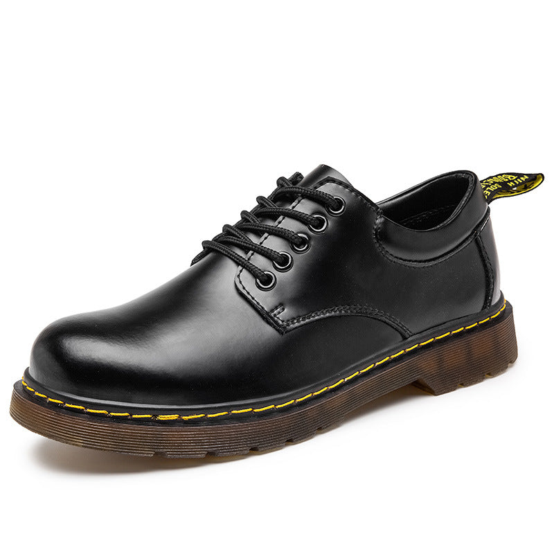 Javier - Zapatos de hombre de cuero con cordones y suela cosida