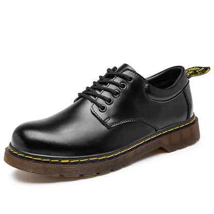 Javier - Zapatos de hombre de cuero con cordones y suela cosida
