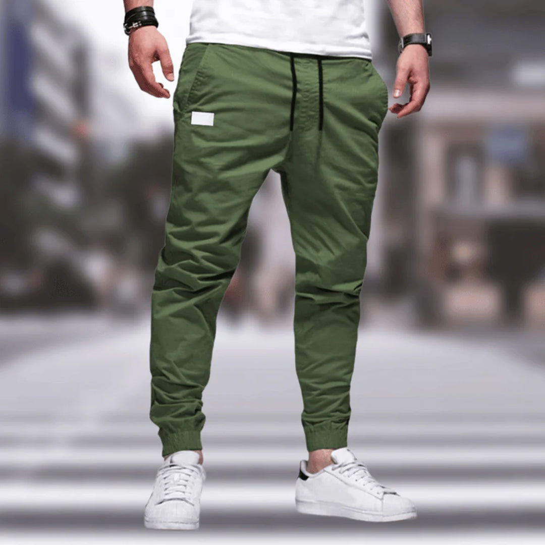 Marco - Pantalón jogger con cordón ajustable para hombre