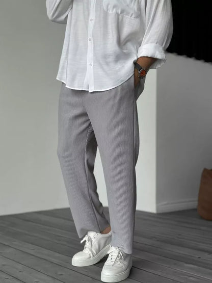Marco - Pantalón hombre casual plisado