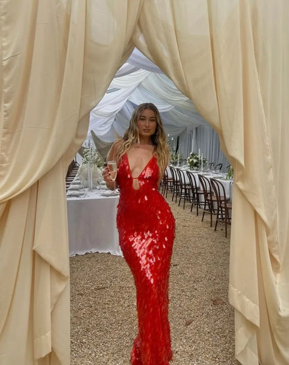 Daniela - Vestido de noche con lentejuelas
