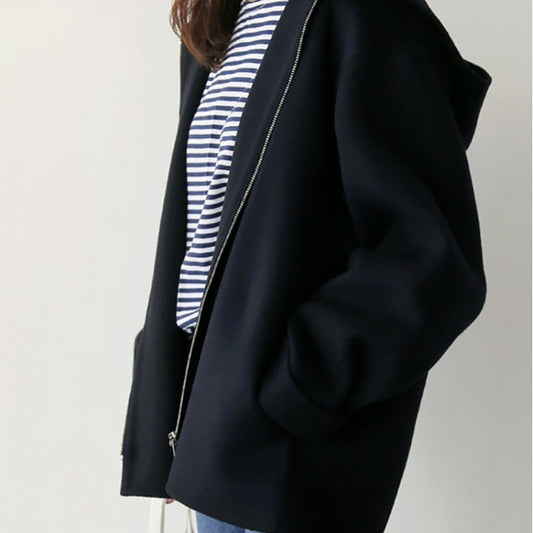 Elena - Chaqueta casual de mujer con capucha y cremallera