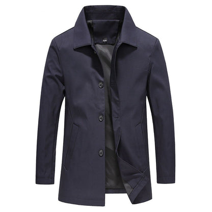 Álvaro – Gabardina Corta Clásica para Hombre