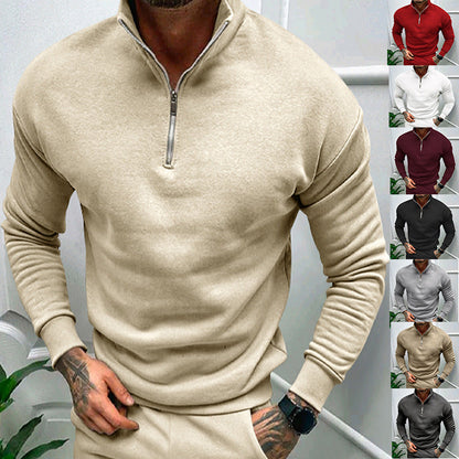 Lucas – Sudadera de Media Cremallera Hombre