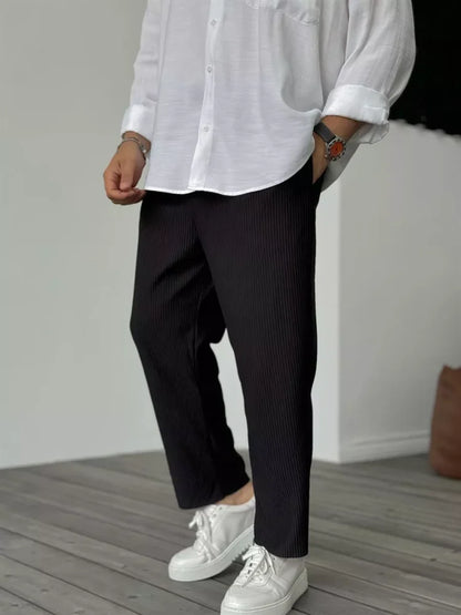 Marco - Pantalón hombre casual plisado
