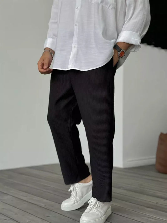 Marco - Pantalón hombre casual plisado