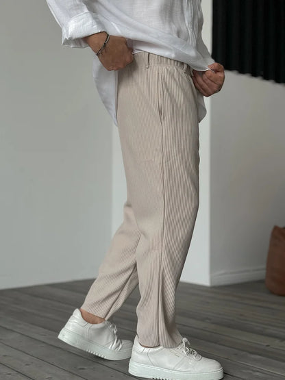 Marco - Pantalón hombre casual plisado