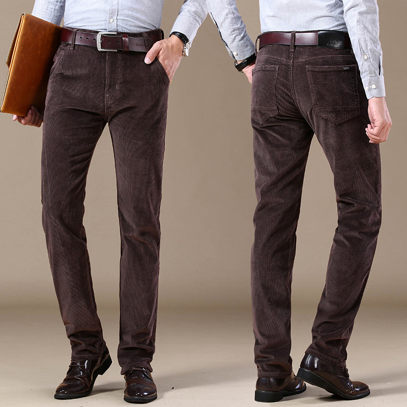 Gabriel - Pantalón de pana para hombre estilo casual