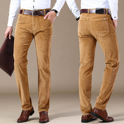 Gabriel - Pantalón de pana para hombre estilo casual
