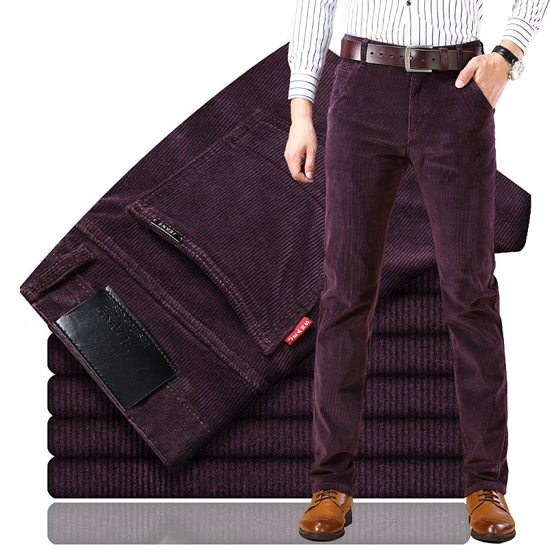 Gabriel - Pantalón de pana para hombre estilo casual