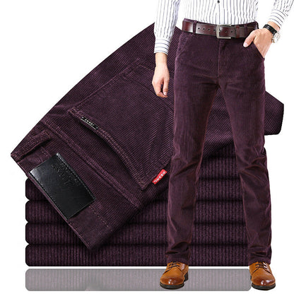 Gabriel - Pantalón de pana para hombre estilo casual