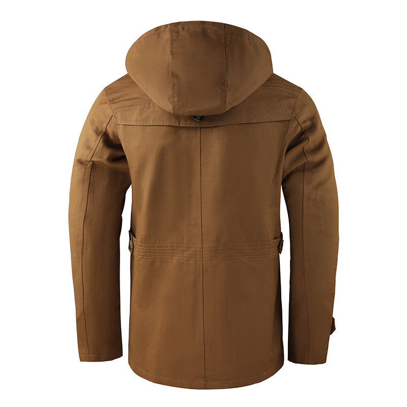 Andrés - Chaqueta de hombre con capucha desmon