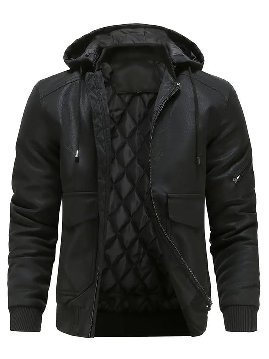 Diego - Chaqueta acolchada hombre con capucha