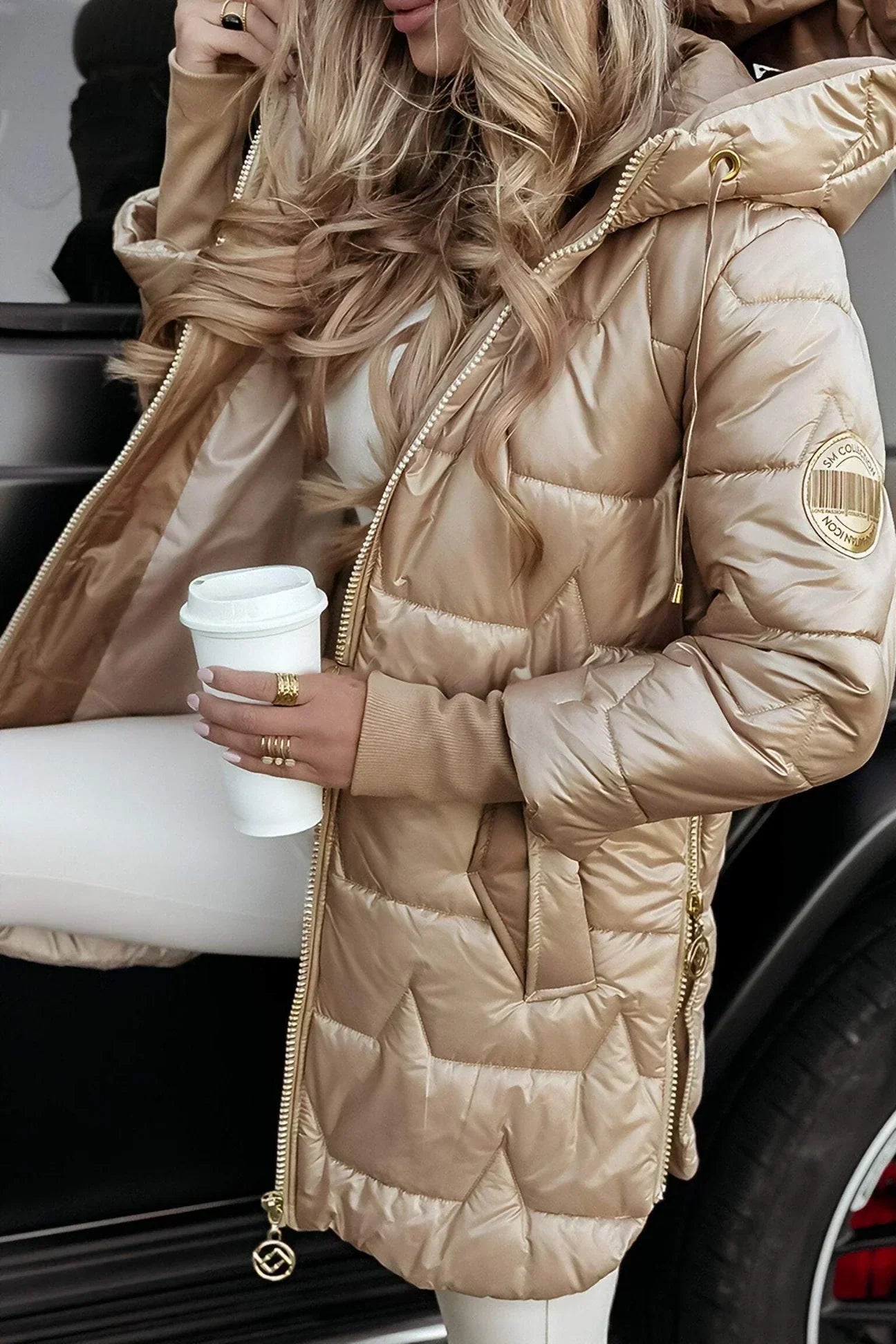 Valentina - Chaqueta acolchada de mujer con capucha