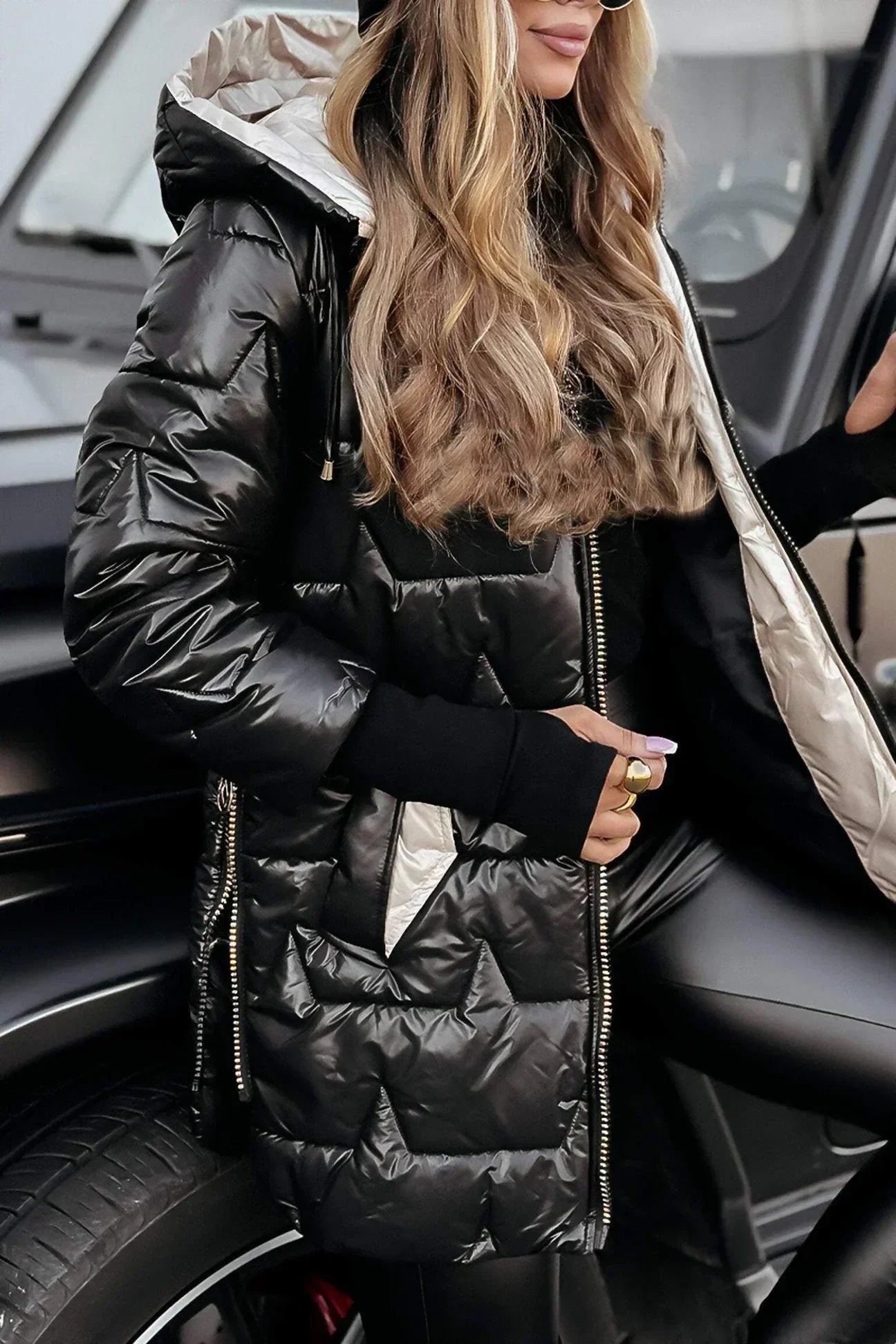 Valentina - Chaqueta acolchada de mujer con capucha