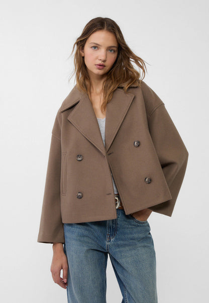 Valeria - Chaqueta corta de mujer con doble botonadura