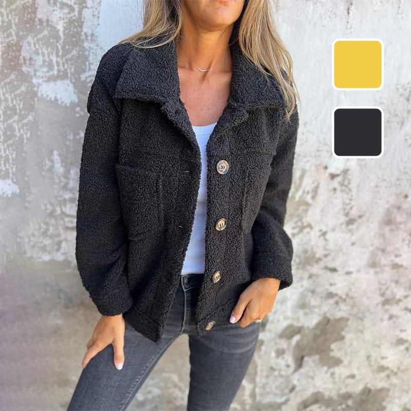 Clara - Chaqueta de mujer con borreguito