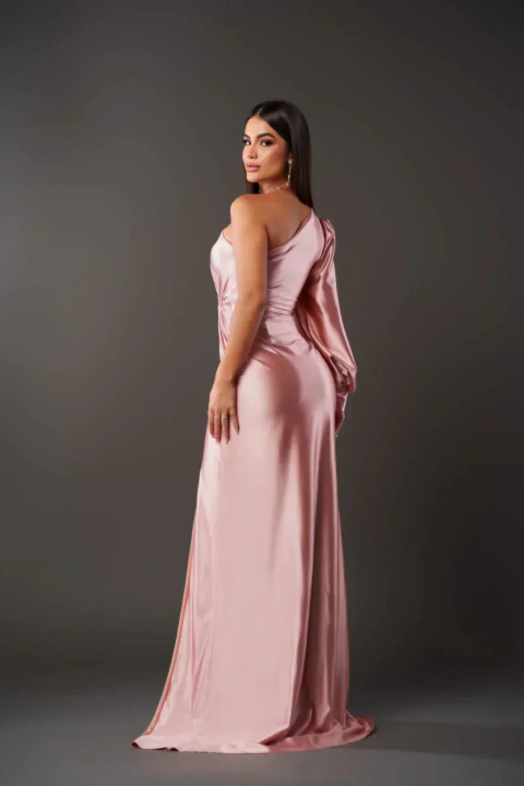 Isadora - Vestido largo de fiesta para mujer con abertura lateral