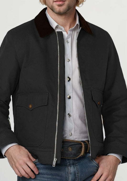 Dario - Chaqueta de invierno para hombre con cuello clásico