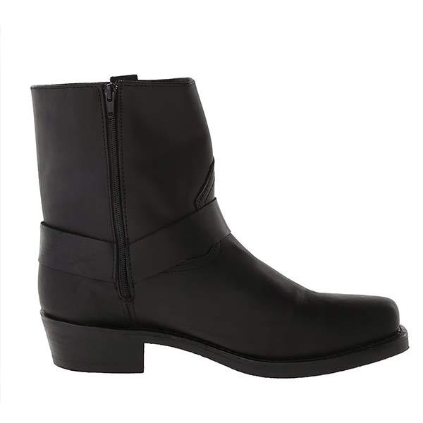 León - Botas cortas de hombre estilo motero con tacón bajo