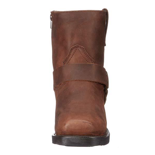 León - Botas cortas de hombre estilo motero con tacón bajo