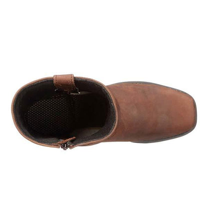 León - Botas cortas de hombre estilo motero con tacón bajo